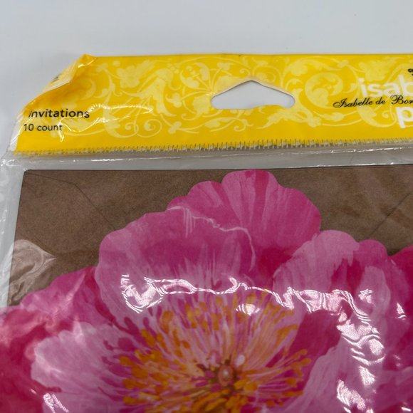 Isabelle de Borchgrave 10 Count Invitation Cards Party Invitation New Sealed - Picture 4 of 6